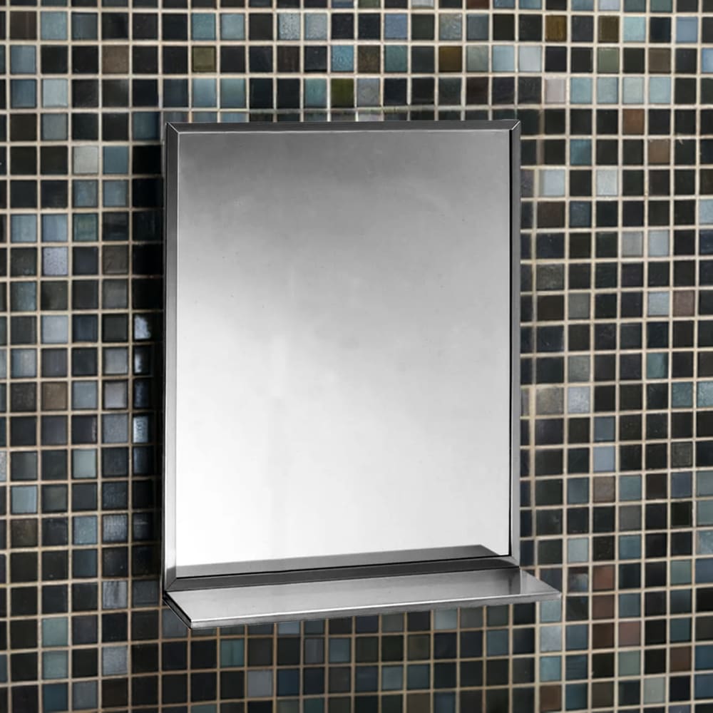 BOBRICK Bobrick 1661836 Channel-Frame Mirror with Stainless Steel Shelf