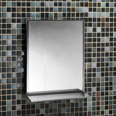 BOBRICK Bobrick 1661836 Channel-Frame Mirror with Stainless Steel Shelf