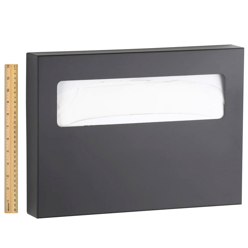 BOBRICK Bobrick 221.MBLK ClassicSeries Toilet Seat Cover Dispenser, Matte Black