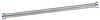 BOBRICK Bobrick 207X60 Shower Curtain Rod Concealed Mounting