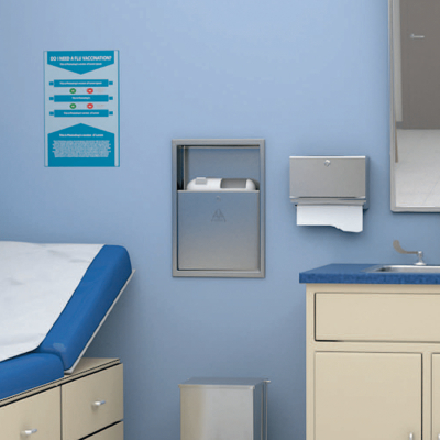 BOBRICK Bobrick 35016 Recessed Sharps Disposal