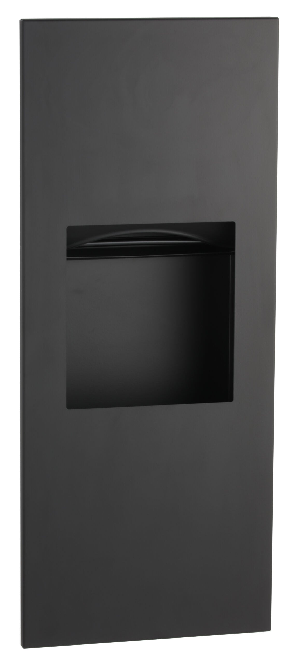 BOBRICK Bobrick 36903.MBLK Matte Black Paper Towel Dispenser and Waste Receptacle