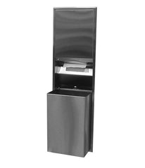 BOBRICK Bobrick 3947 Combination Paper Towel Dispenser and Waste Receptacle