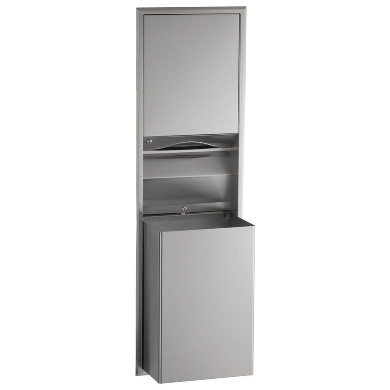 BOBRICK Bobrick 3947 Combination Paper Towel Dispenser and Waste Receptacle