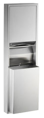 BOBRICK Bobrick 3949 ClassicSeries Surface-Mounted Paper Towel Dispenser and Waste Receptacle