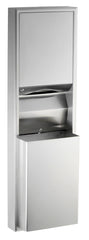 BOBRICK Bobrick 3949 ClassicSeries Surface-Mounted Paper Towel Dispenser and Waste Receptacle