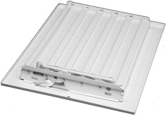 CONTINENTAL INDUSTRIES Continental Industries 22W1004 Sidewall/Ceiling Register 10 x 4 1/2 Spaced Fins 2-Way Diffusion