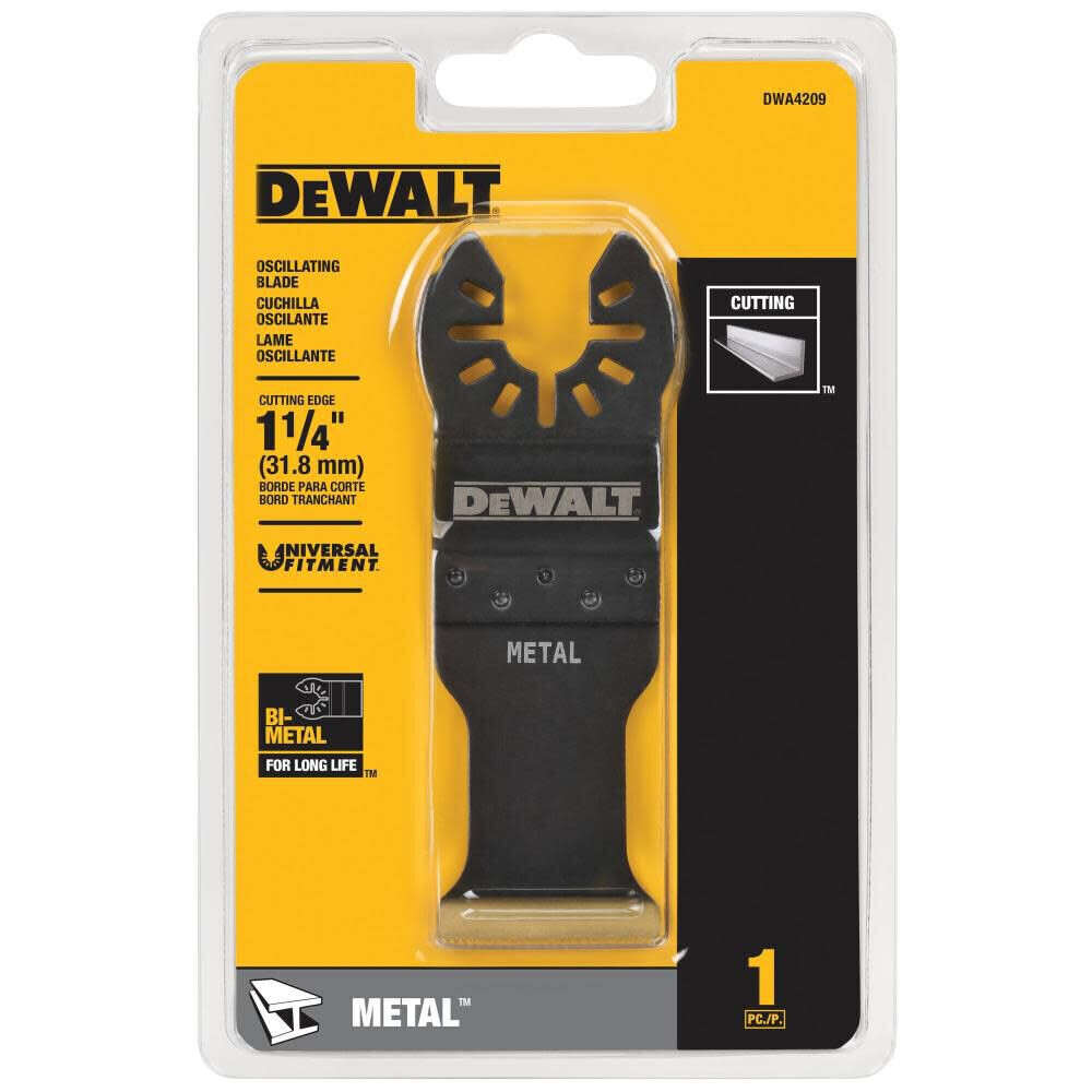 DEWALT DeWalt DWA4209 Oscillating Tool Blade, 1-1/4, 1 Each