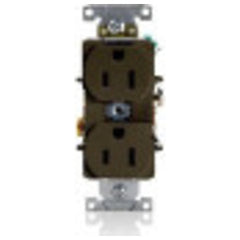 LEVITON Leviton 5262-S Straight Blade Duplex Receptacle 15A 125V 2P3W NEMA 5-15R