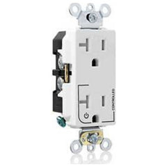 LEVITON Leviton TBR20-S1W Tamper Resistant Duplex Receptacle 20A-125 White