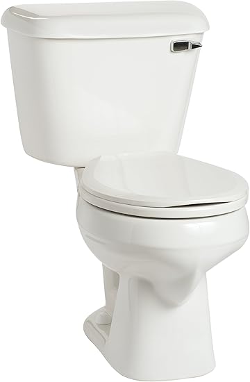 MANSFIELD Mansfield 131.160.WHT Alto Two-Piece Round Toilet
