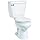 MANSFIELD Mansfield 380.386.WHT Summit Two-Piece Round Front 1.6 GPF Toilet
