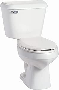 MANSFIELD Mansfield 138.160.WHT Alto 1.6 GPF Two-Piece Elongated Toilet