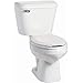 MANSFIELD Mansfield 138.160.WHT Alto 1.6 GPF Two-Piece Elongated Toilet