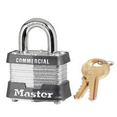 MASTER LOCK Master Lock 3DCOM Tumbler Padlock Keyed Different 1 9/16 Width