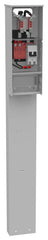 MILBANK MANUFACTURING Milbank U5240-O-200S 4 Terminal Ring Type Plain Top 1-200 Ampere Main Breaker Single Pedestal Direct Bury Series Wired 40 Block
