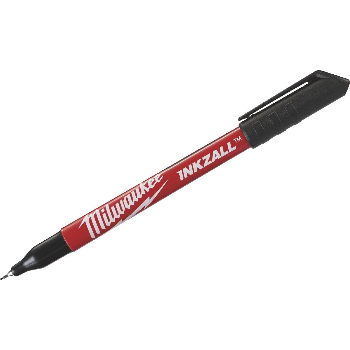 MILWAUKEE Milwaukee Tool 48-22-3164 INKZALL Red Ultra Fine Point Pens 0.5 mm 4 Pack