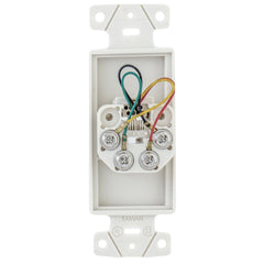 PREMISE PREMISE WIRING NS770W NS Series 1-Gang Standard Molded-In Decorator Frame Replacement MPN