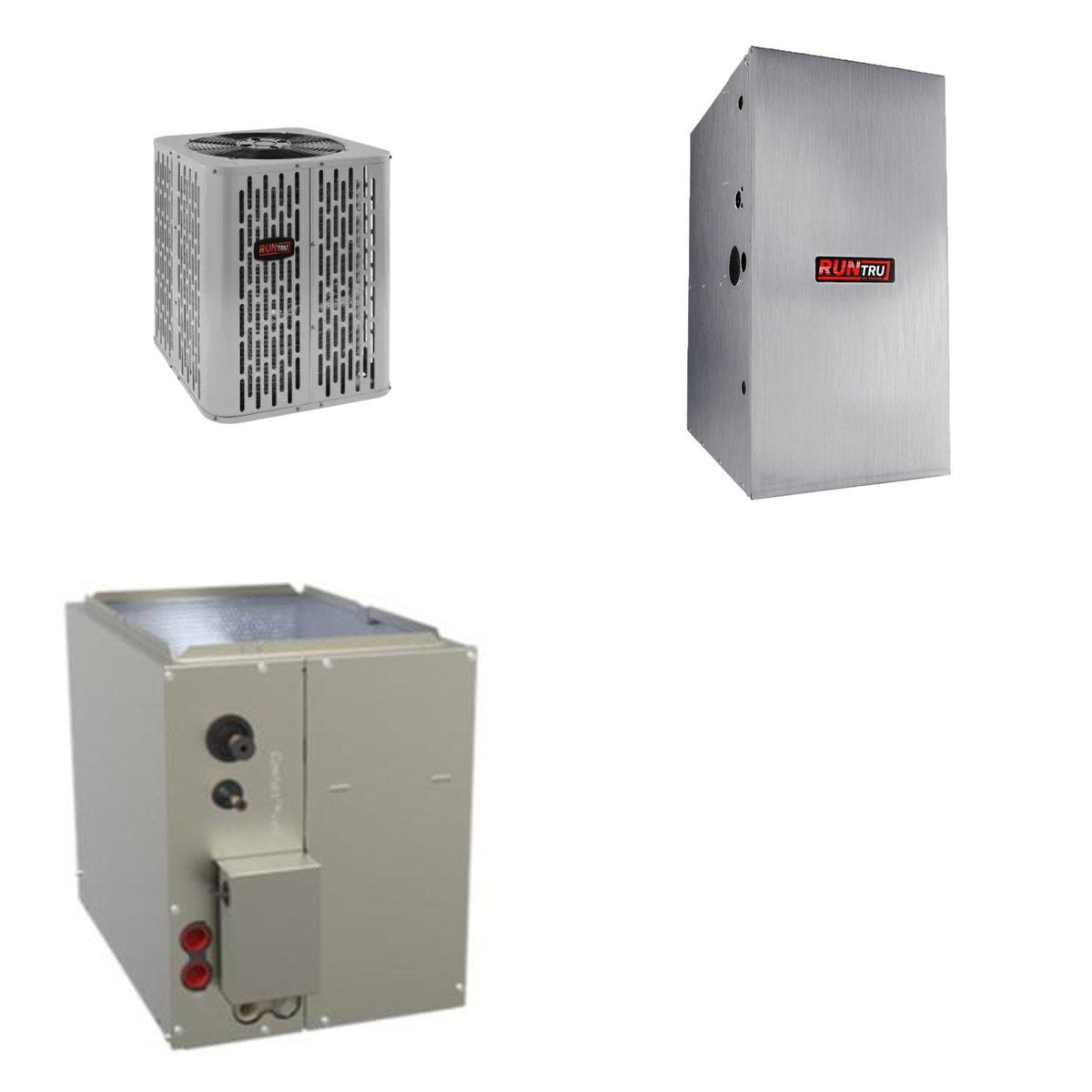 TRANE TRANE 36000 BTU R-454B 15 SEER2 Central Furnace + Coil System