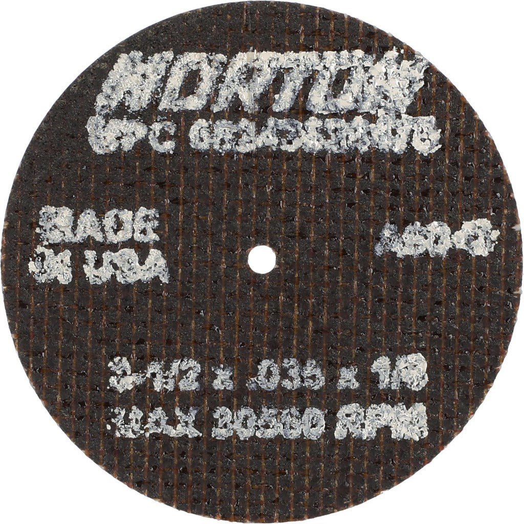 NORTON Norton 66243528476 Cutoff Wheel 2.5in Aluminum Oxide 60 Grit