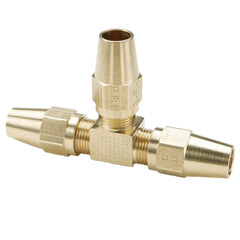 PARKER Parker 264AB-8 Brass Compression Tee Union 400 Psi