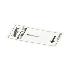 CHAMPION LABEL CURTAIN RL SHORT Replacement 113940-1 for Champion