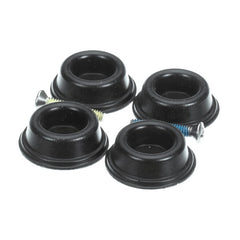Frank Door Company Black Bumper 4 Pack Replacement 7099-04-4 for Frank Door Company