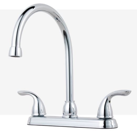 PFISTER Pfister G136-2000 Pfirst Series Two Handle Kitchen Faucet in Polished Chrome
