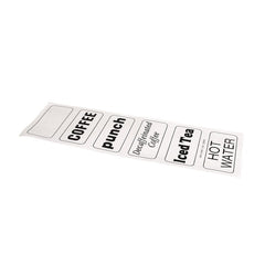 CAMBRO LABEL BEVERAGE LARGE Replacement 13200 for Cambro