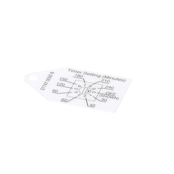 BUNN TAG TIMER SETTING Replacement 27747.0000 for Bunn