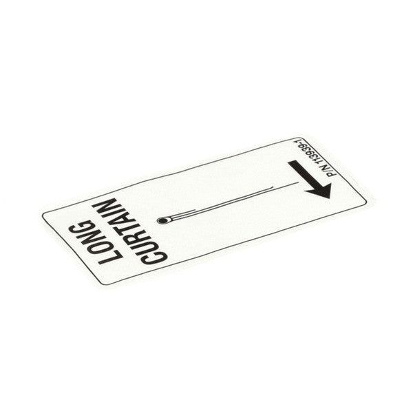 CHAMPION LABEL CURTAIN RL LONG Replacement 113939-1 for Champion