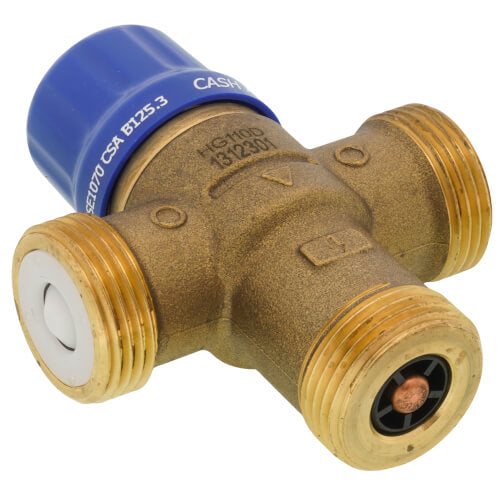 CASH-ACME Cash Acme 24507 HG110-D 3/4 Barbed PEX Thermostatic Mixing Valve