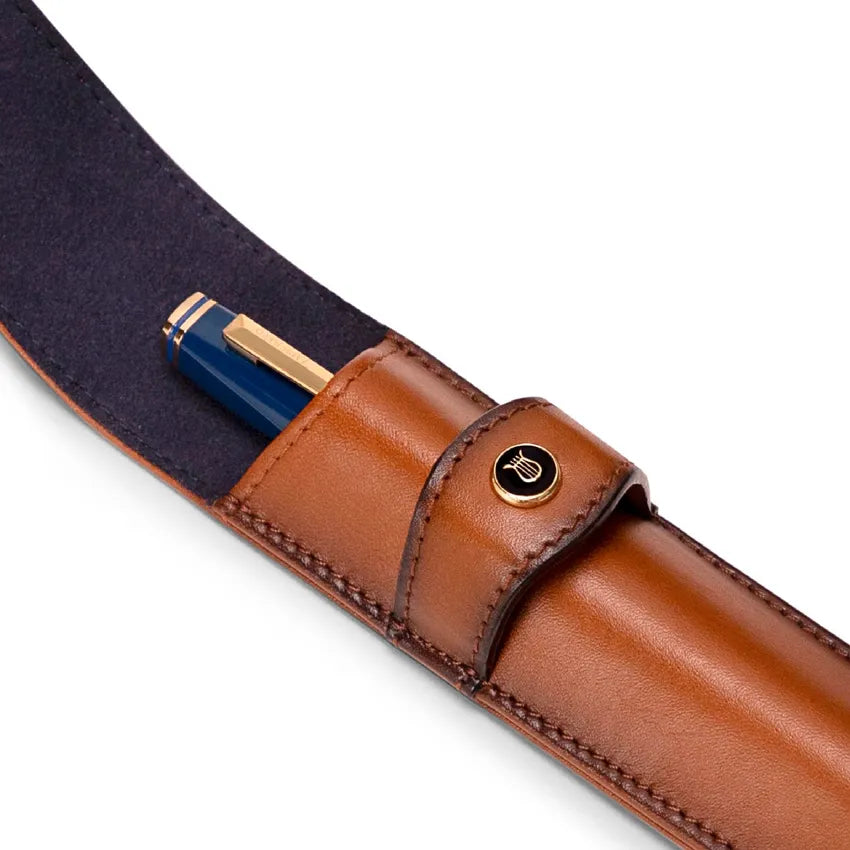 BARD Bard S1913-005-3200 Classic Leather Single Pen Pouch - Brown