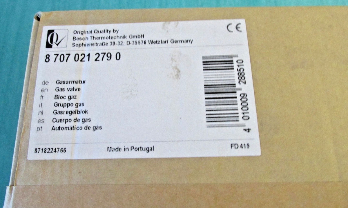 BOSCH BOSCH 87070212790 GAS VALVE FOR AQUASTAR 1600P-NG
