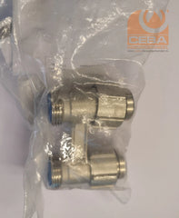BOSCH BOSCH 7738317846 Buderus Two-Pipe Valve Block, Straight Form, 3/4 x 3/4