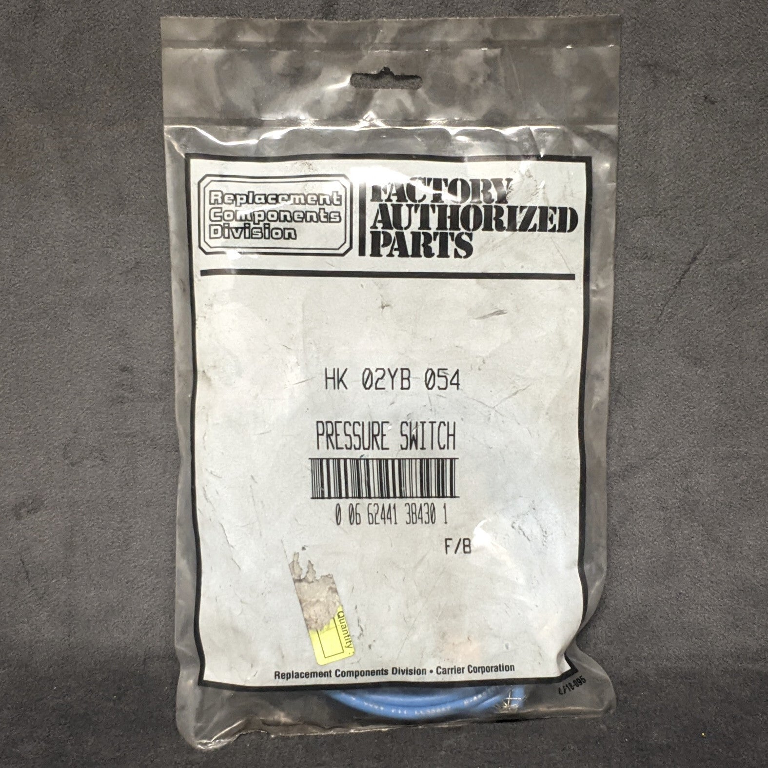 CARRIER CARRIER HK02YB054 Pressure Switch