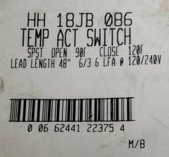 CARRIER CARRIER HH18JB086 Sw Temp Act
