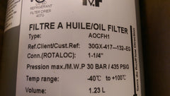 CARRIER Carrier 00PPG000557200A External Oil Filter