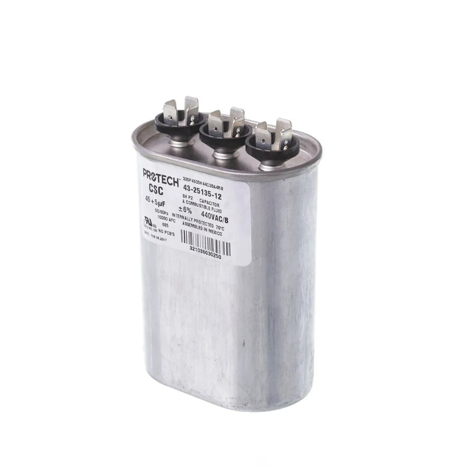 RHEEM RHEEM 43-25135-12 Dual Run Capacitor 45 + 5 UF/MFD 440V