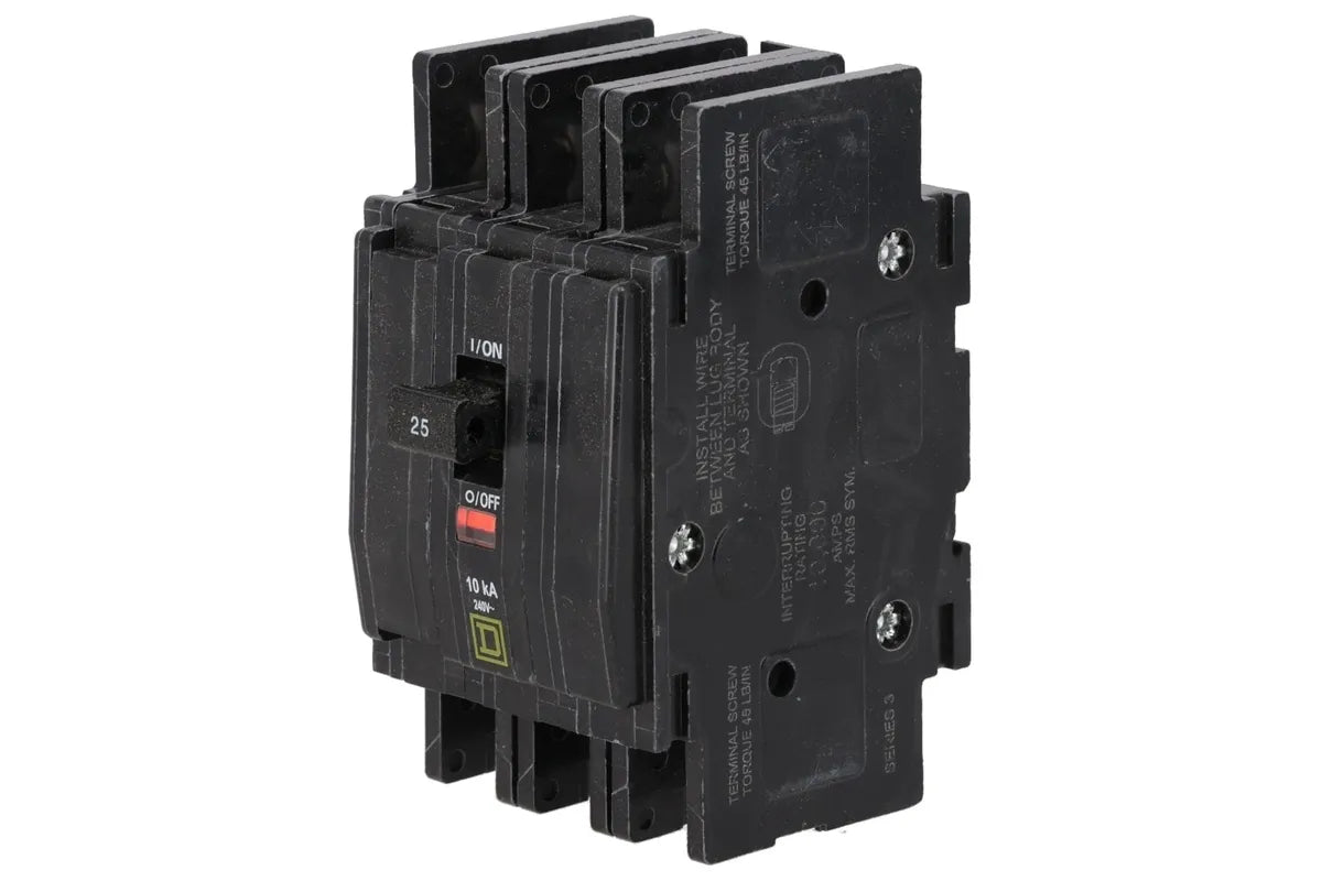 RHEEM RHEEM 425098 25A 3-Pole Circuit Breaker