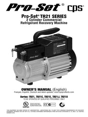 RHEEM RHEEM TRS21 Rheem Pro-Set Recovery Machine - Spa