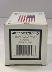 RHEEM RHEEM USA2232 40/7.5 MFD 370/440V Round USA Made Capacitor