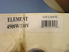 RHEEM RHEEM UV13047C Element 240V / 4500W Copper Non-Resistored HWD, Flange