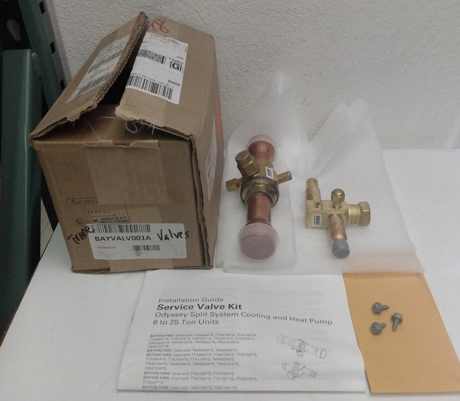 TRANE Trane BAYVALV001A Service Valve Accessory Kit