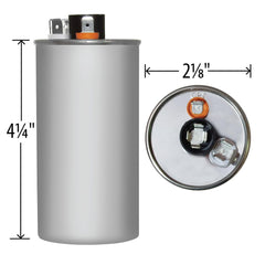 TRANE Trane CPT0449 45 uF MFD x 370 VAC Genteq Replacement Capacitor