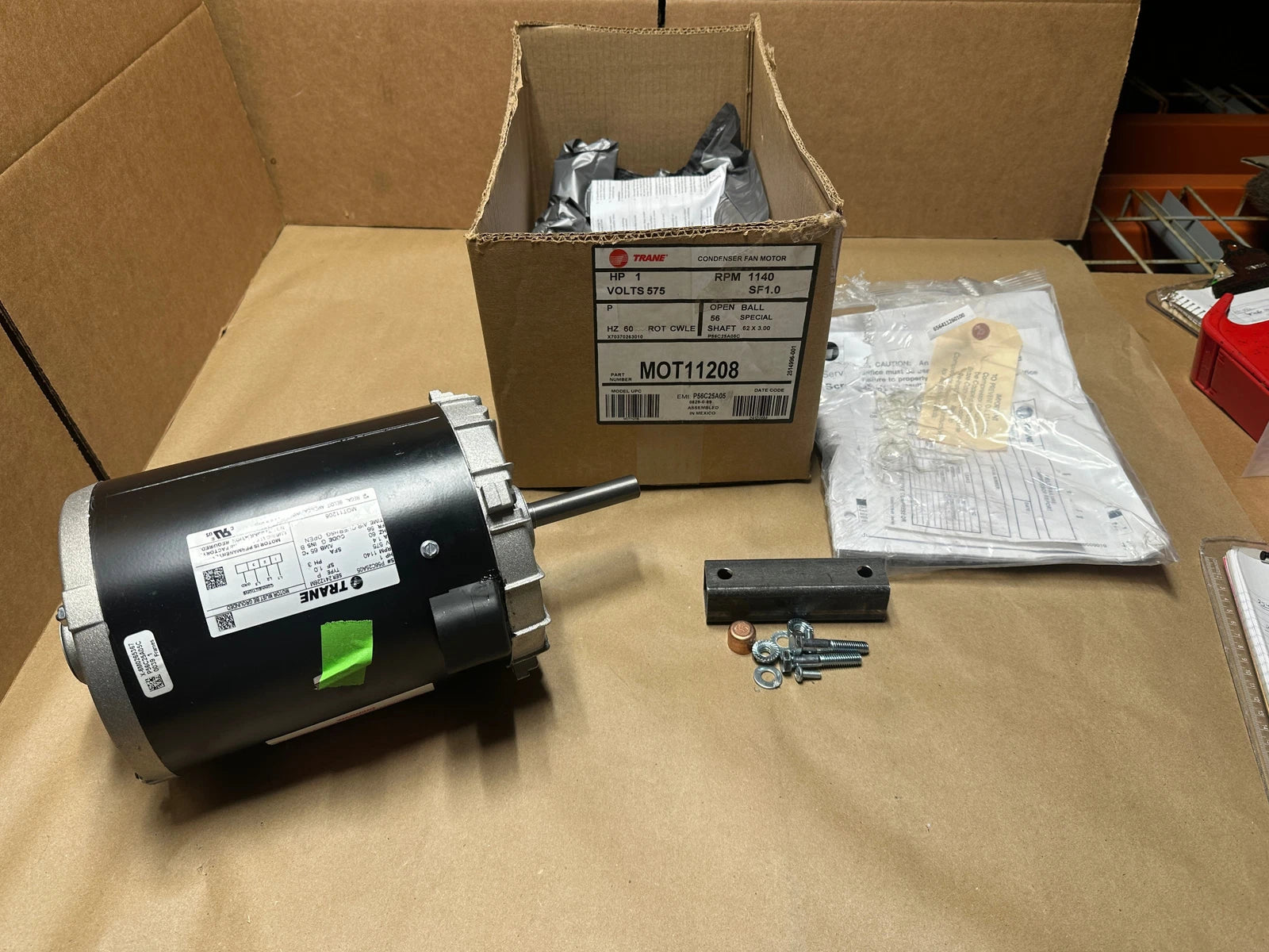 TRANE Trane MOT11208 1 HP Motor