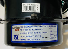 TRANE Trane MOT12233 Condenser Fan Motor 230V 1400 RPM 1/18 HP