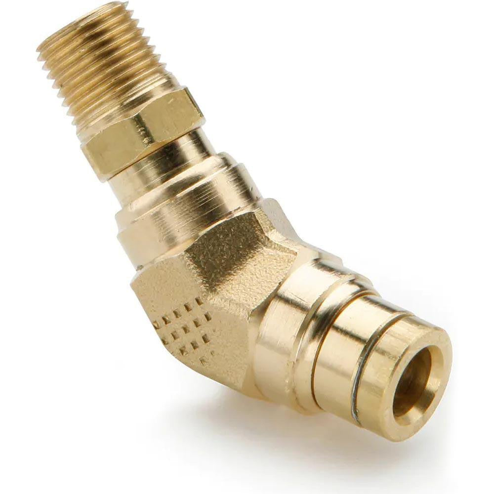 PARKER Parker 179PTC-8-8 Swivel 45 Male Elbow 1/2in Od Npt Brass