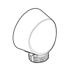 MOEN Moen A725WR Accent 1/2 x 2-13/100 in. IPS Metal Elbow