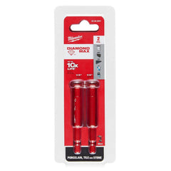 MILWAUKEE Milwaukee 49-56-0501 DIAMOND MAX 1/4 in. Diamond Grit Hole Saw 2 PK